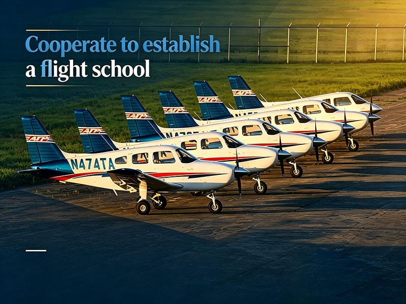 Cooperación para crear una escuela de vuelo